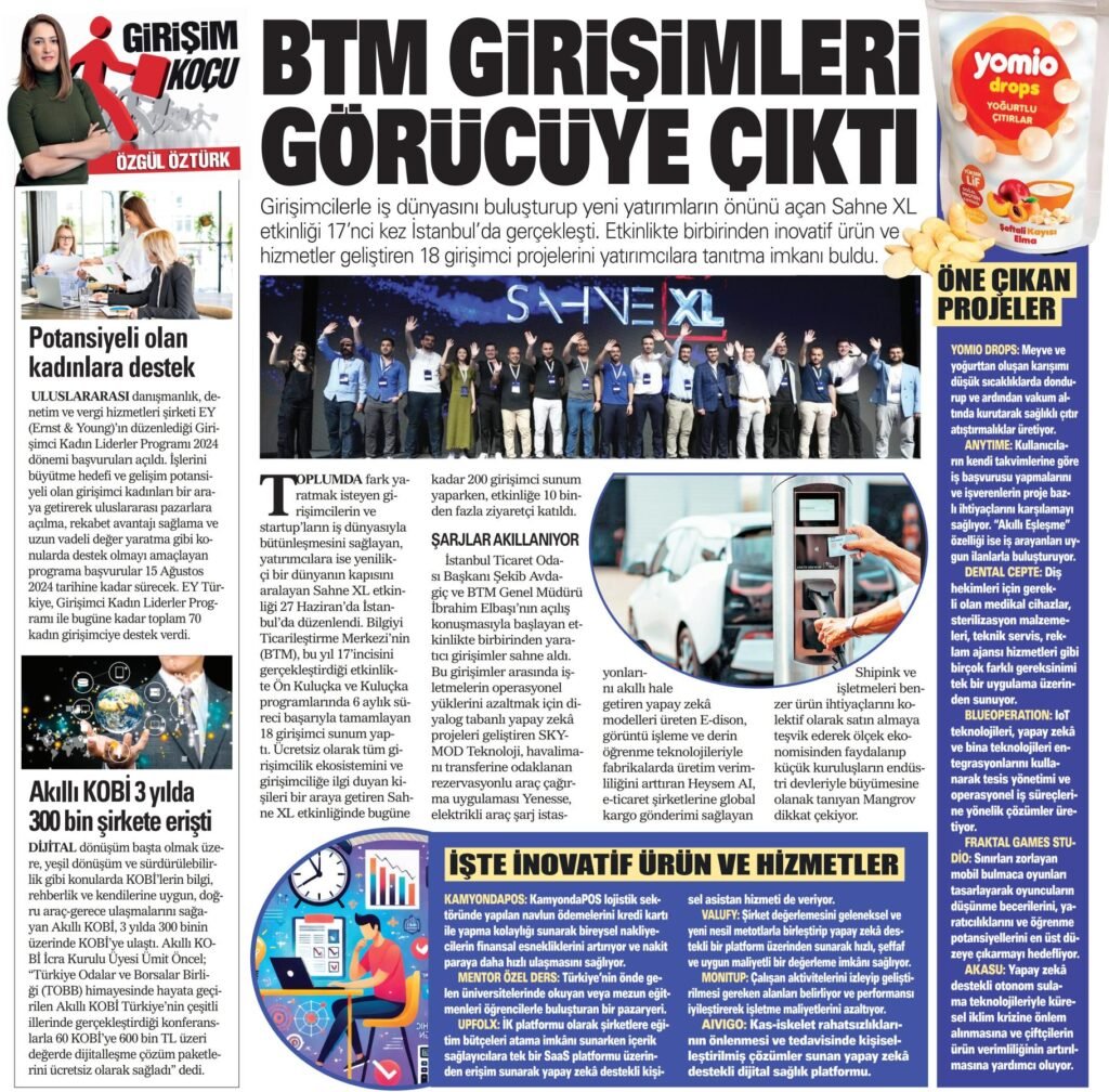 Skymod Teknoloji Akşam Gazetesi'nde