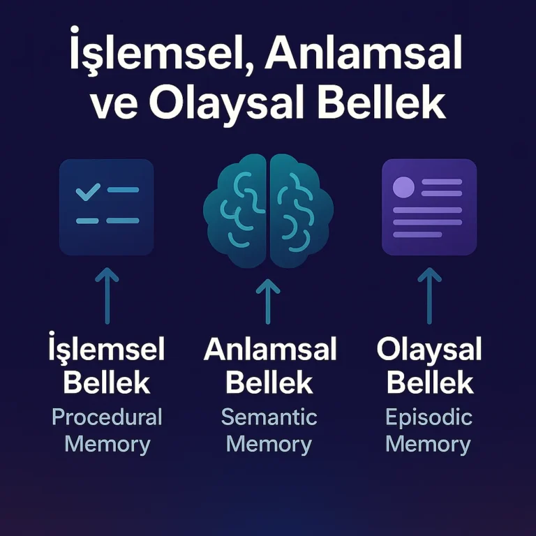 islevsel anlamsal olaysal bellek