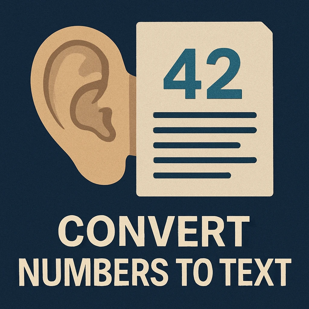 convert numbers to text skystudio