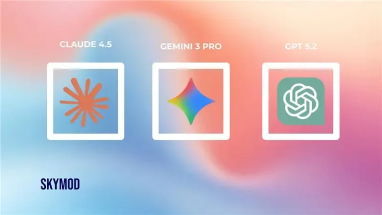 GPT 5.2 Gemini 3 Pro Claude 4.5 SkyStudio Skymod 1