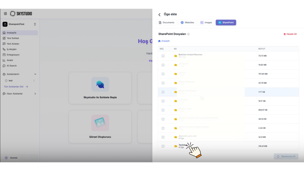 SharePoint'te Nasıl Bağlanırım? 11