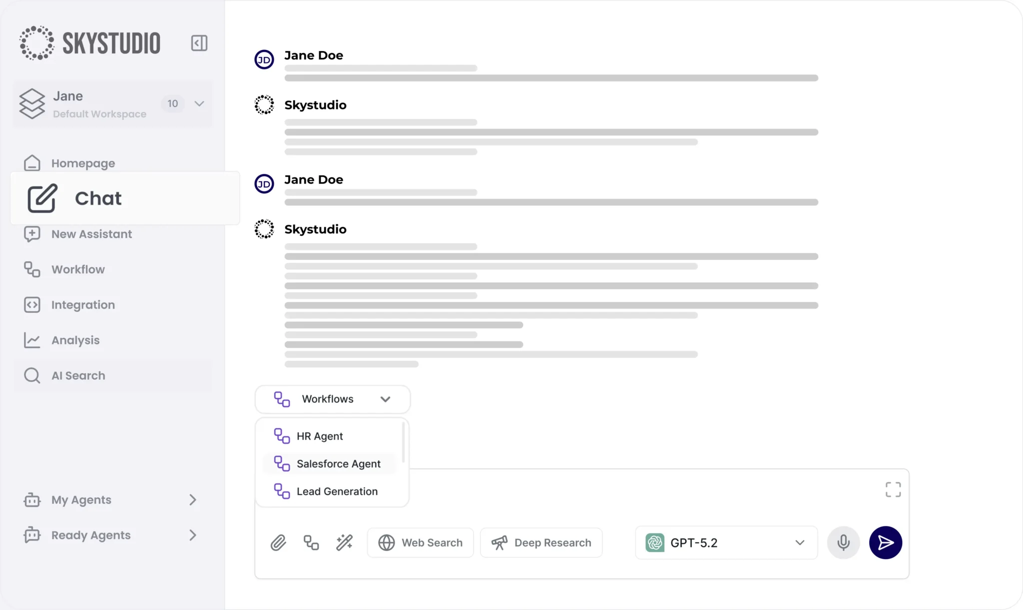 Solution Chat Solution Chat skystudio chat