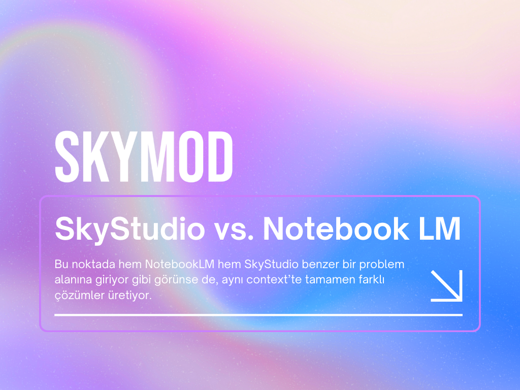 SkyStudio vs NotebookLM SkyStudio vs. Notebook LM